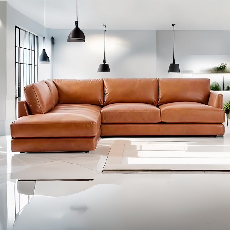 sala en cuero